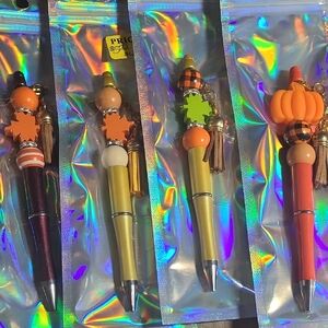 Fall Themed Pens with Charms